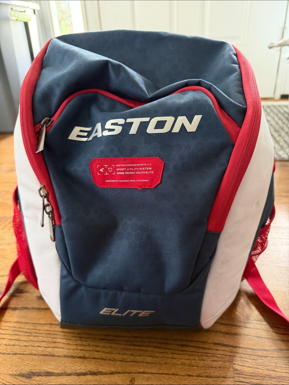 Easton Elite Kid’s Navy, Red and White Backpack